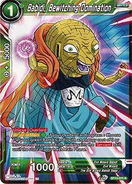 Babidi, Bewitching Domination (Rare) (BT13-075) [Supreme Rivalry] | The Time Vault CA
