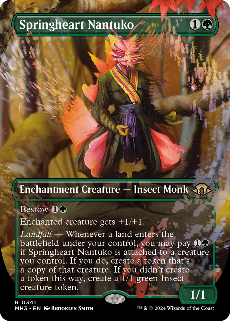 Springheart Nantuko (Borderless) [Modern Horizons 3] | The Time Vault CA