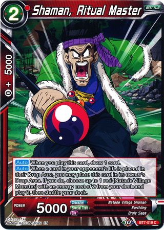 Shaman, Ritual Master (BT7-019) [Assault of the Saiyans] | The Time Vault CA