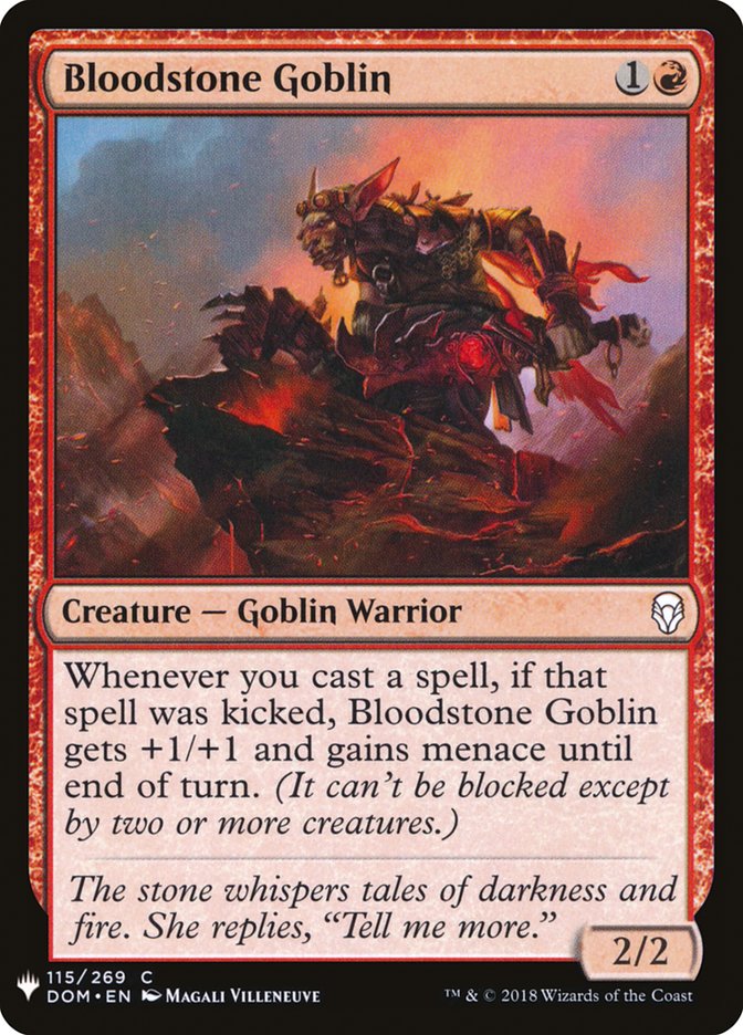 Bloodstone Goblin [Mystery Booster] | The Time Vault CA