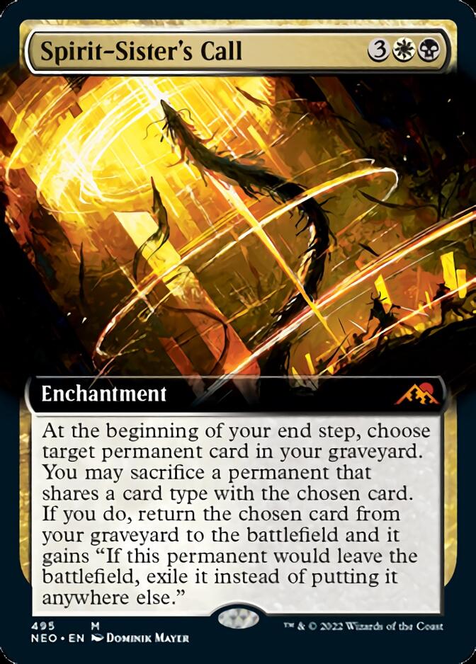 Spirit-Sister's Call (Extended Art) [Kamigawa: Neon Dynasty] | The Time Vault CA