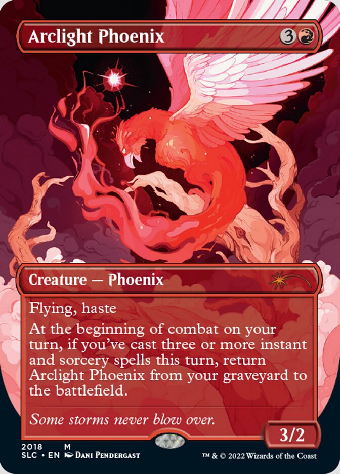Arclight Phoenix (Borderless) [Secret Lair Countdown Kit] | The Time Vault CA