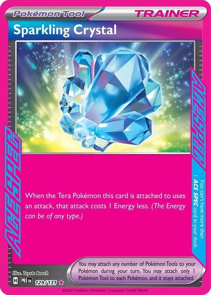 Sparkling Crystal (129/131) [Scarlet & Violet: Prismatic Evolutions] | The Time Vault CA