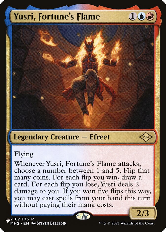 Yusri, Fortune's Flame [Secret Lair: Heads I Win, Tails You Lose] | The Time Vault CA