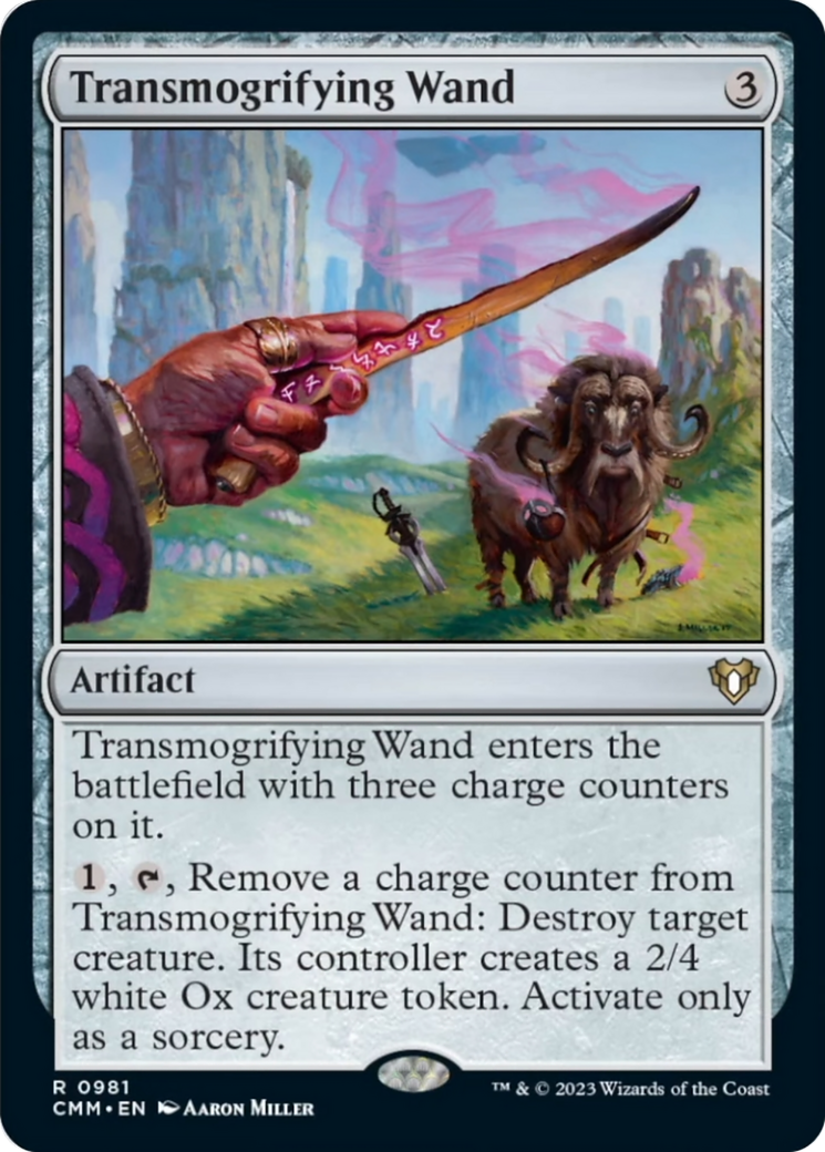 Transmogrifying Wand [Commander Masters] | The Time Vault CA