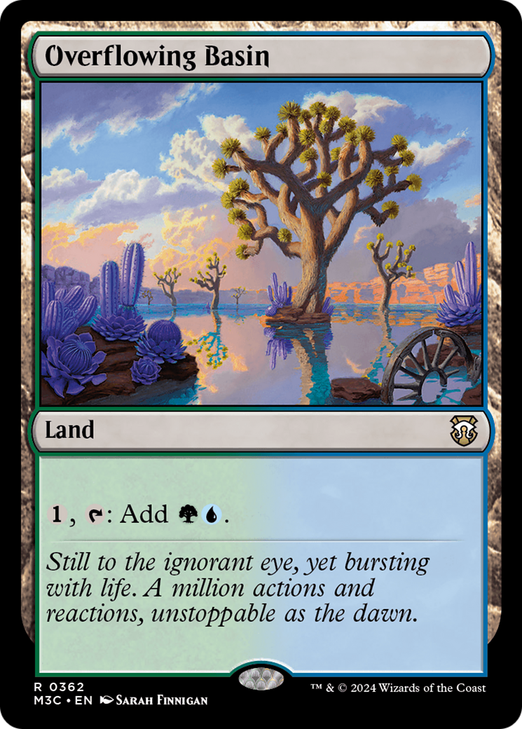 Overflowing Basin (Ripple Foil) [Modern Horizons 3 Commander] | The Time Vault CA