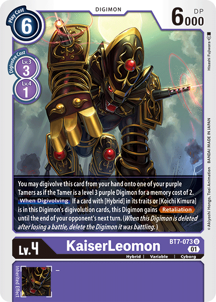 KaiserLeomon [BT7-073] [Next Adventure] | The Time Vault CA