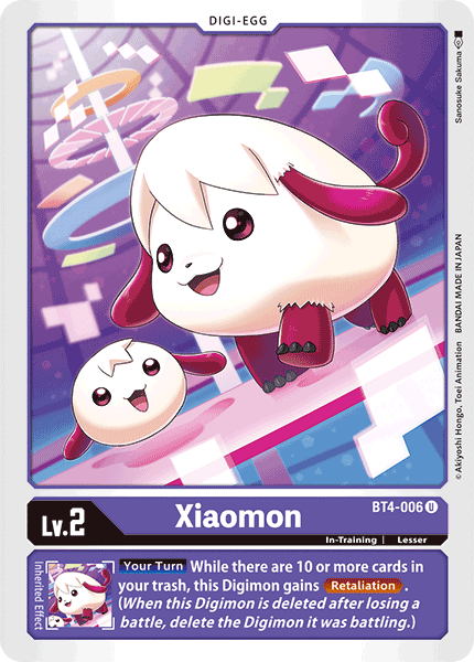 Xiaomon [BT4-006] [Great Legend] | The Time Vault CA