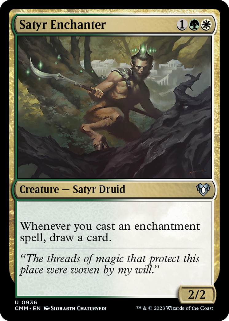 Satyr Enchanter [Commander Masters] | The Time Vault CA