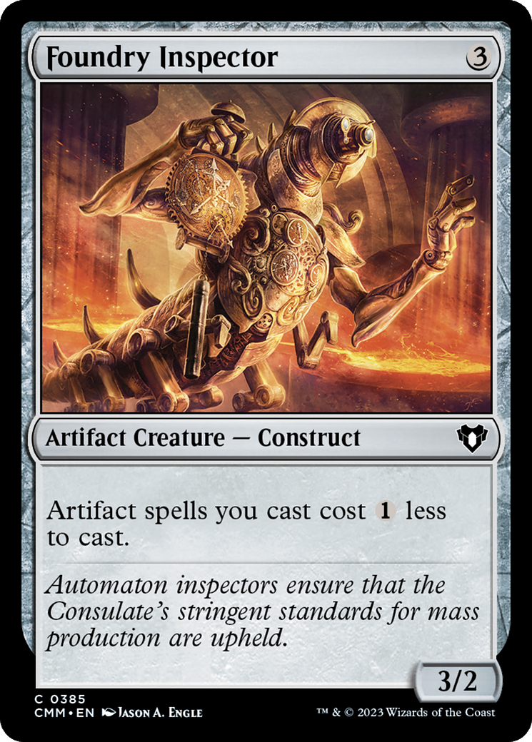 Foundry Inspector [Commander Masters] | The Time Vault CA