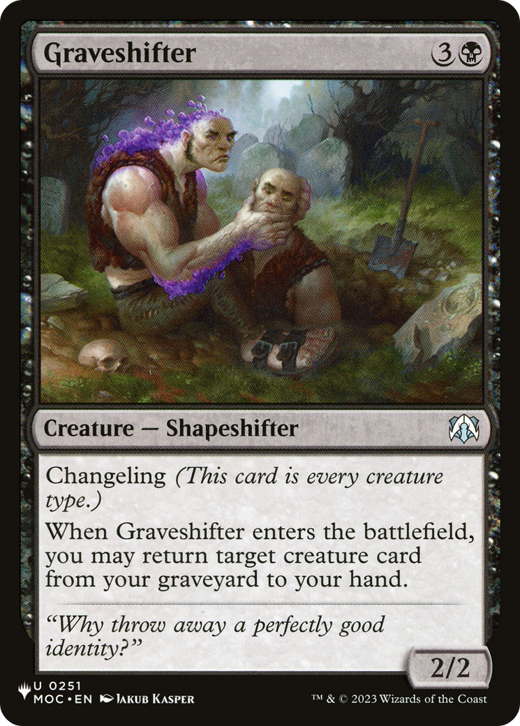 Graveshifter [The List Reprints] | The Time Vault CA