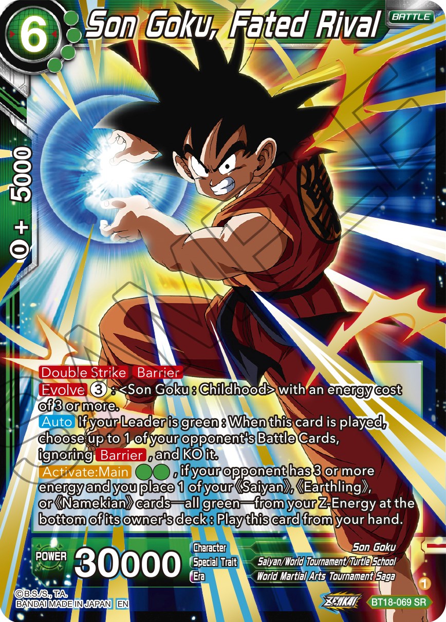 Son Goku, Fated Rival (BT18-069) [Dawn of the Z-Legends] | The Time Vault CA