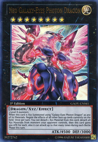 Neo Galaxy-Eyes Photon Dragon [GAOV-EN041] Ultra Rare | The Time Vault CA