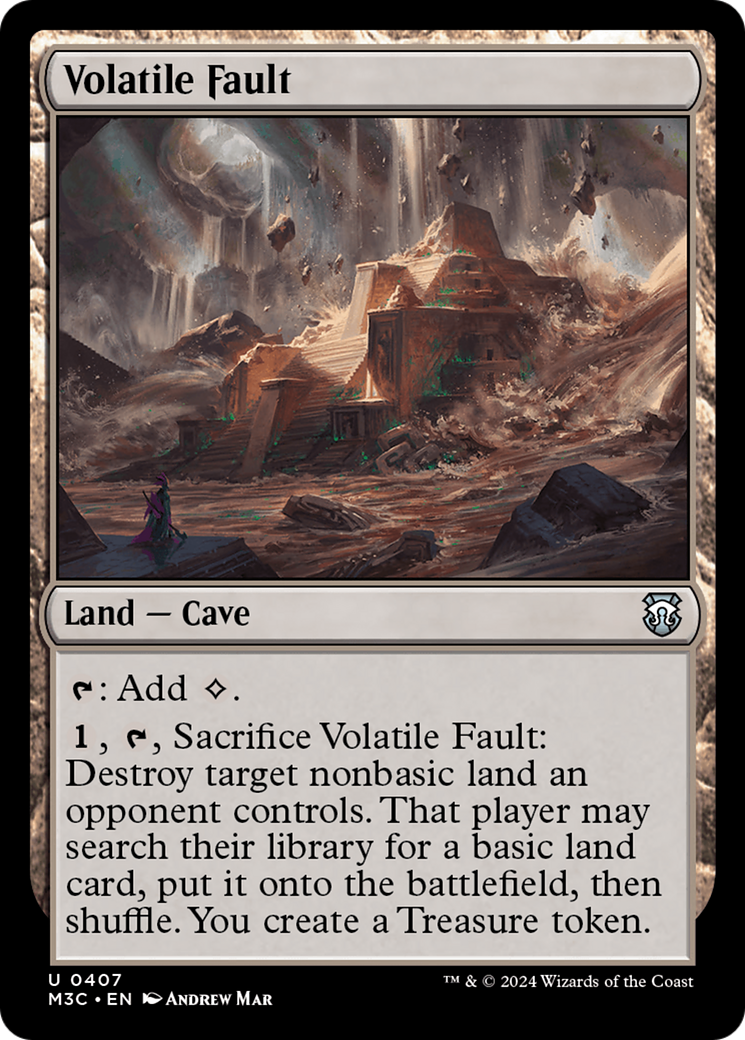 Volatile Fault (Ripple Foil) [Modern Horizons 3 Commander] | The Time Vault CA