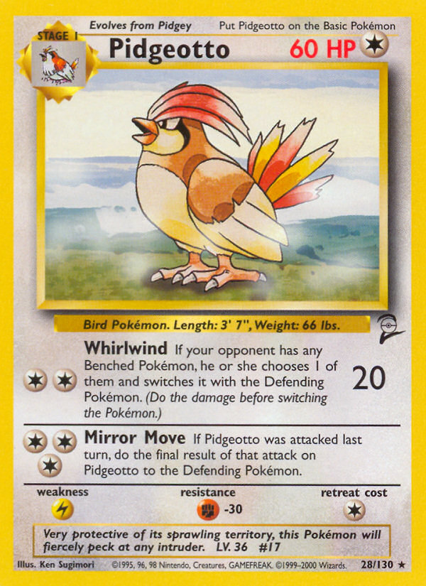 Pidgeotto (28/130) [Base Set 2] | The Time Vault CA