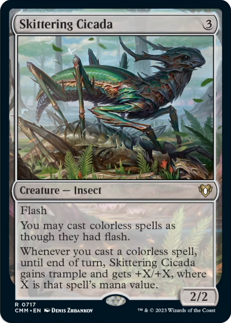 Skittering Cicada [Commander Masters] | The Time Vault CA