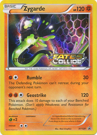 Zygarde (XY129) (Staff) [XY: Black Star Promos] | The Time Vault CA