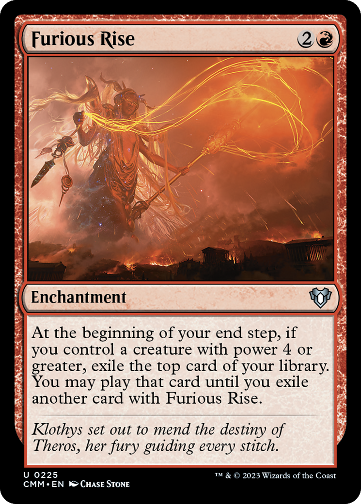 Furious Rise [Commander Masters] | The Time Vault CA