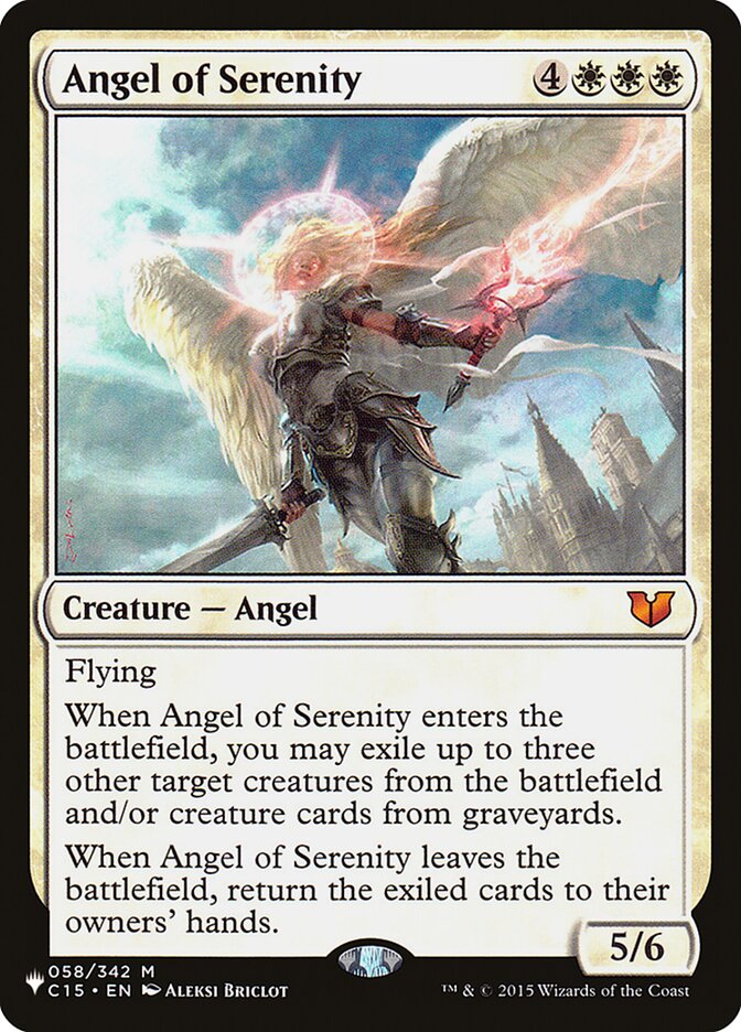 Angel of Serenity [The List] | The Time Vault CA