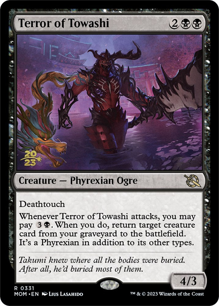 Terror of Towashi [March of the Machine Prerelease Promos] | The Time Vault CA
