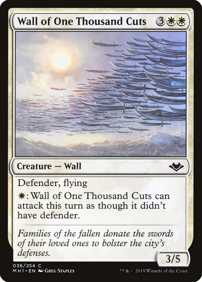 Wall of One Thousand Cuts [Modern Horizons] | The Time Vault CA