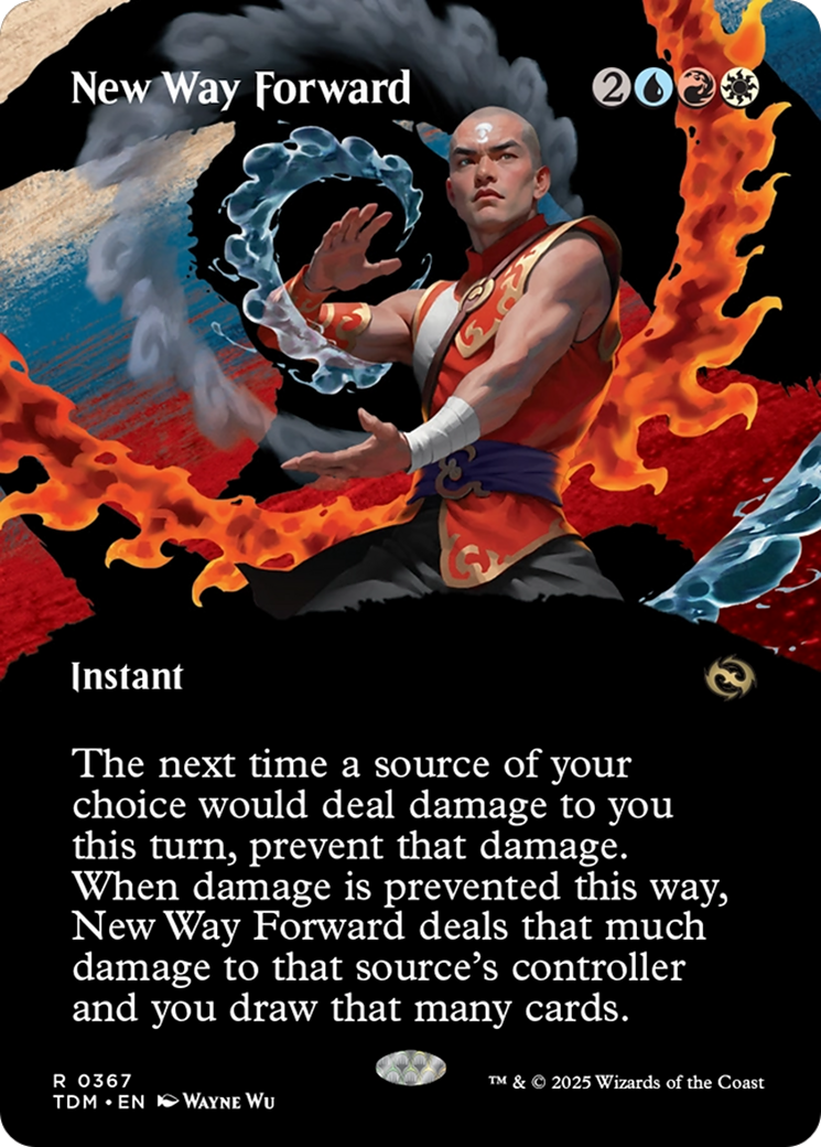 New Way Forward (Borderless) [Tarkir: Dragonstorm] | The Time Vault CA