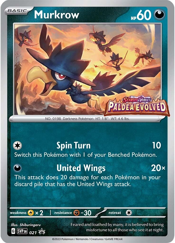 Murkrow (021) [Scarlet & Violet: Black Star Promos] | The Time Vault CA