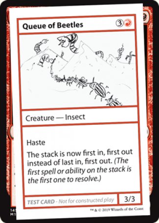 Queue of Beetles (2021 Edition) [Mystery Booster Playtest Cards] | The Time Vault CA