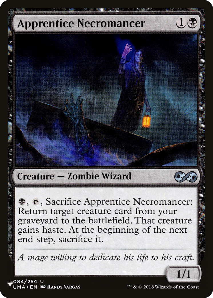 Apprentice Necromancer [The List Reprints] | The Time Vault CA