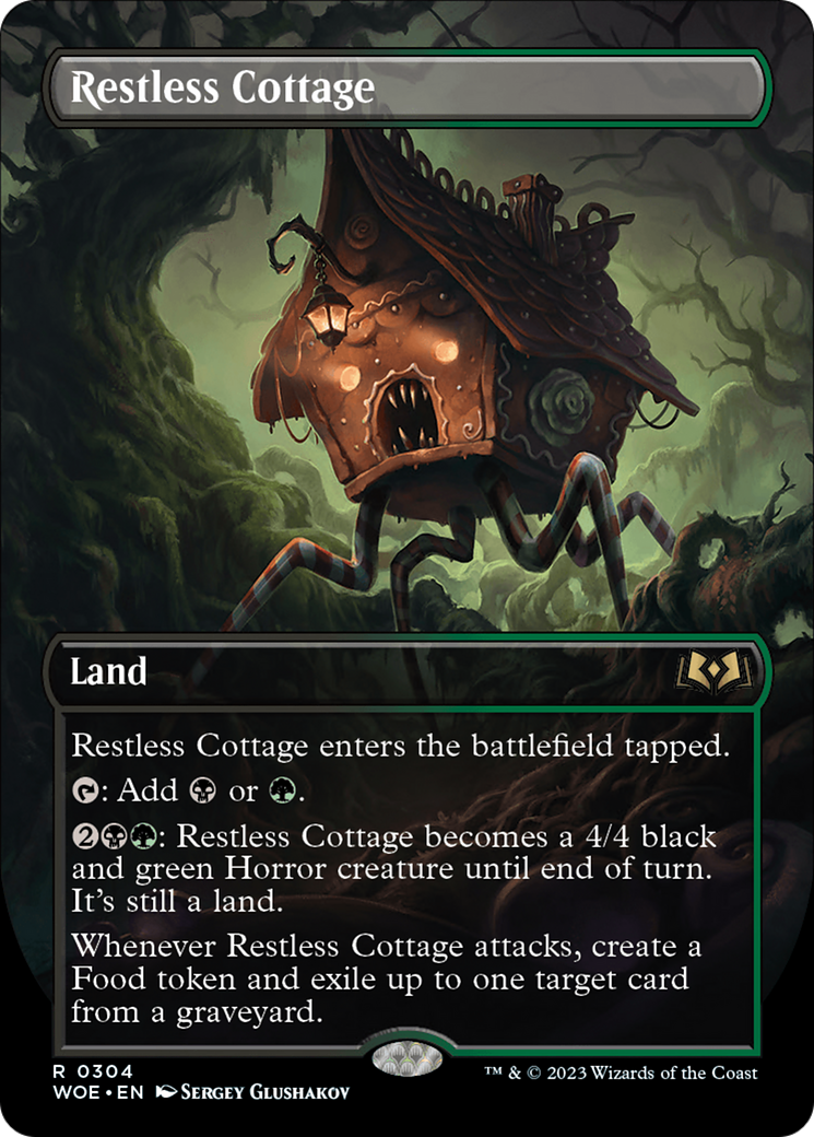 Restless Cottage (Borderless Alternate Art) [Wilds of Eldraine] | The Time Vault CA