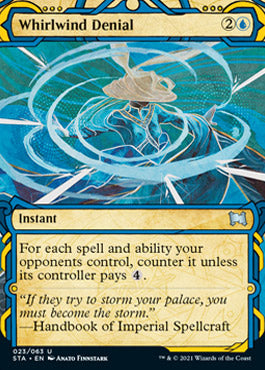 Whirlwind Denial (Foil Etched) [Strixhaven: Mystical Archive] | The Time Vault CA