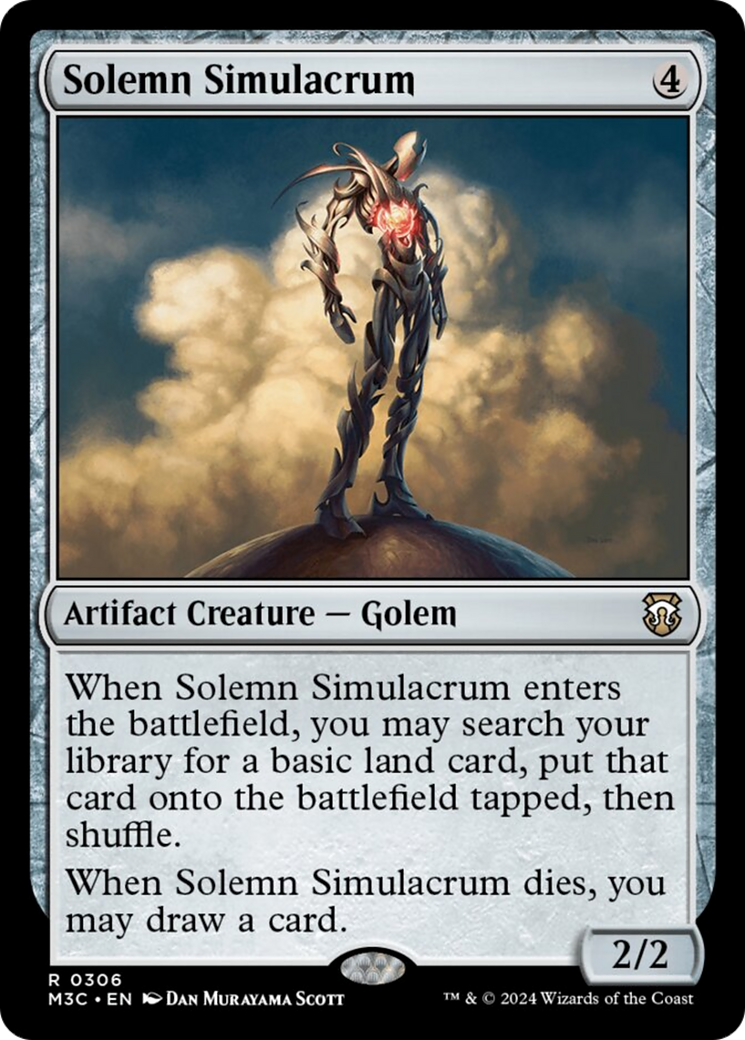 Solemn Simulacrum [Modern Horizons 3 Commander] | The Time Vault CA