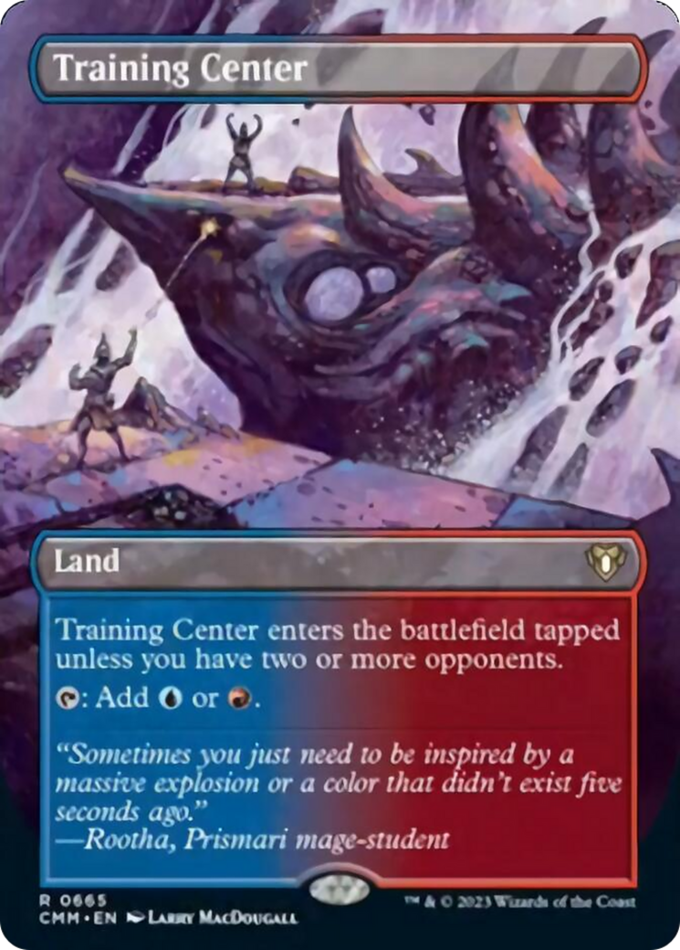 Training Center (Borderless Alternate Art) [Commander Masters] | The Time Vault CA