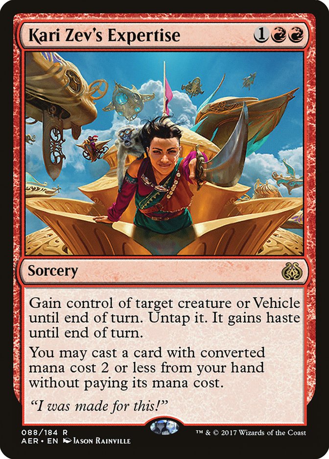 Kari Zev's Expertise [Aether Revolt] | The Time Vault CA