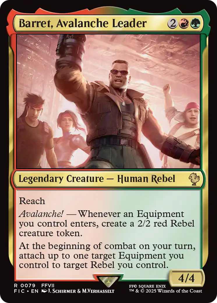 Barret, Avalanche Leader [FINAL FANTASY Commander] | The Time Vault CA