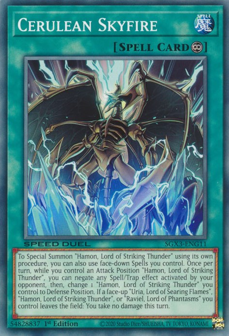 Cerulean Skyfire [SGX3-ENG11] Common | The Time Vault CA
