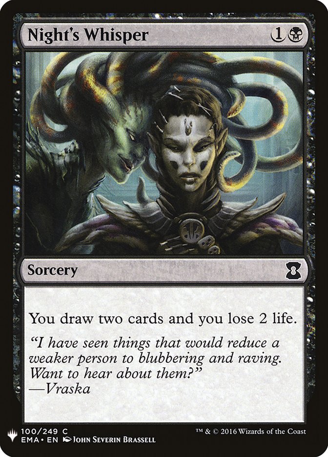 Night's Whisper [Mystery Booster] | The Time Vault CA