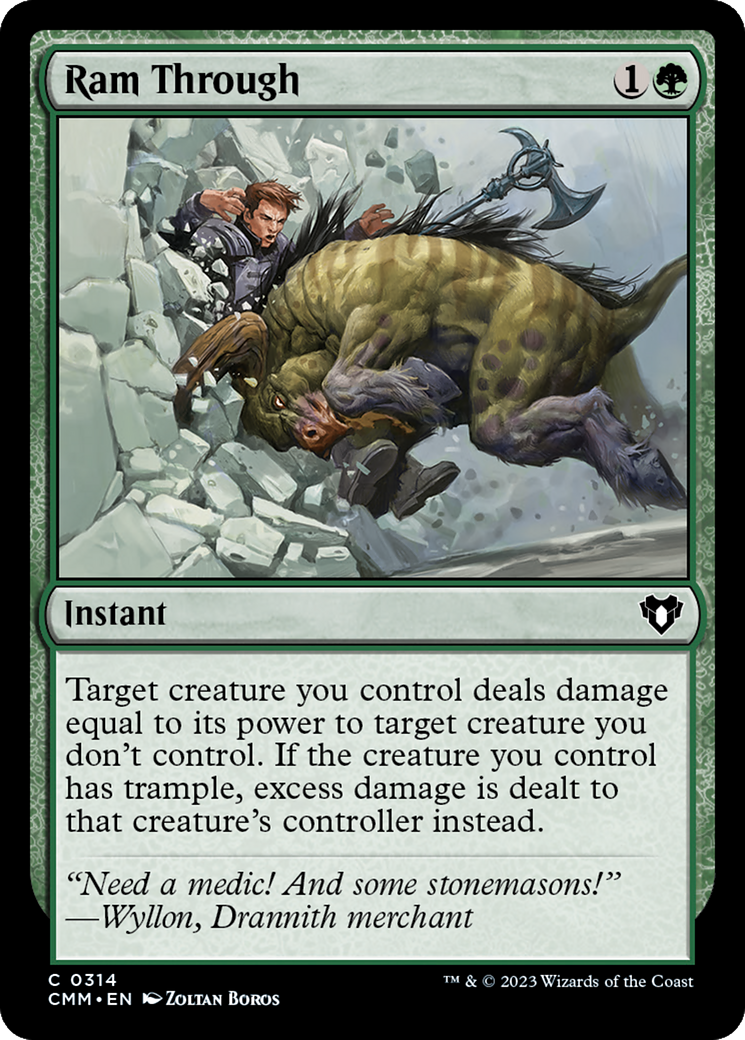 Ram Through [Commander Masters] | The Time Vault CA