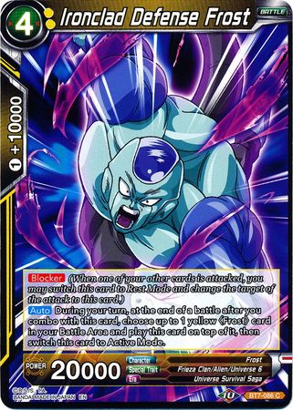 Ironclad Defense Frost (BT7-086) [Assault of the Saiyans] | The Time Vault CA