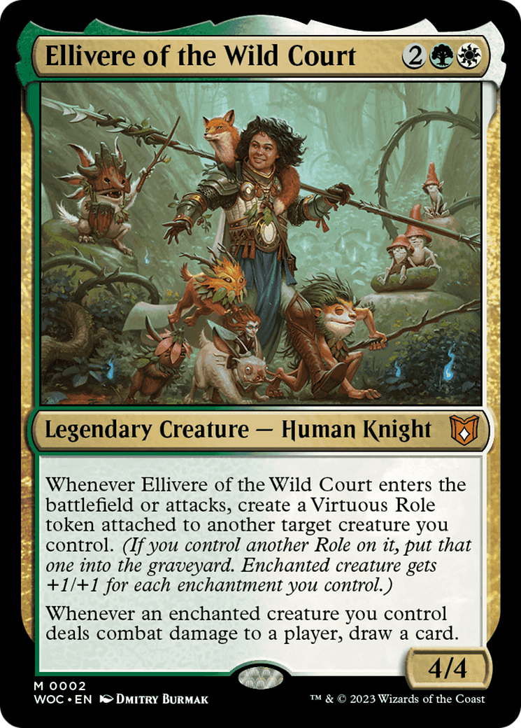 Ellivere of the Wild Court [Wilds of Eldraine Commander] | The Time Vault CA