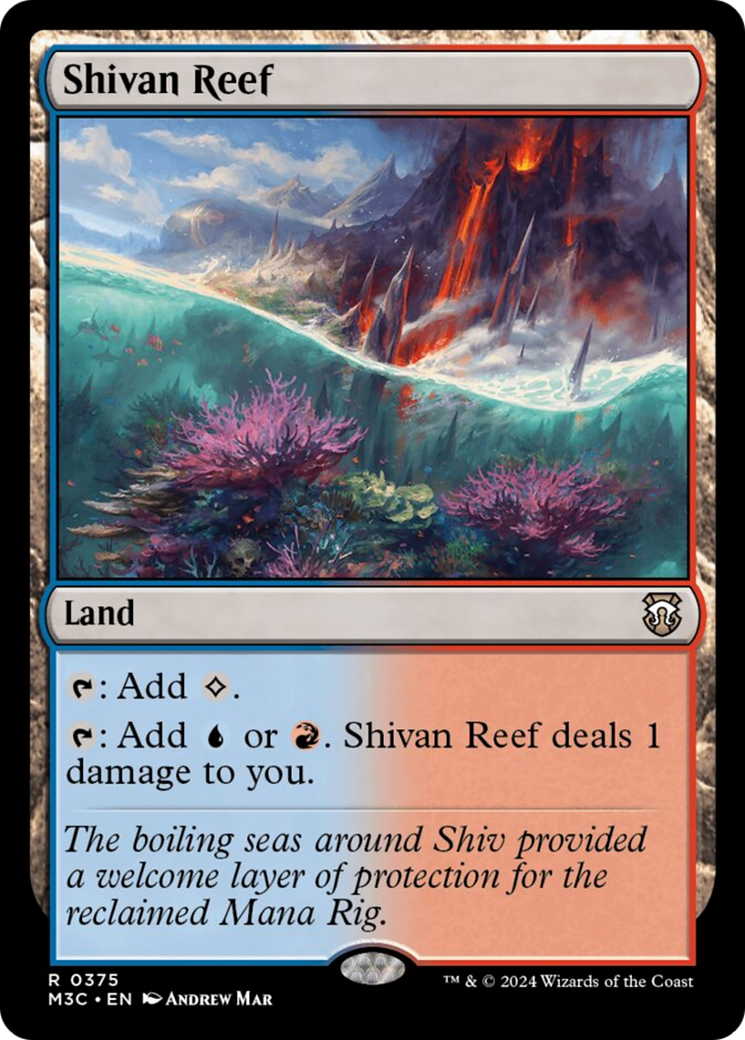 Shivan Reef (Ripple Foil) [Modern Horizons 3 Commander] | The Time Vault CA