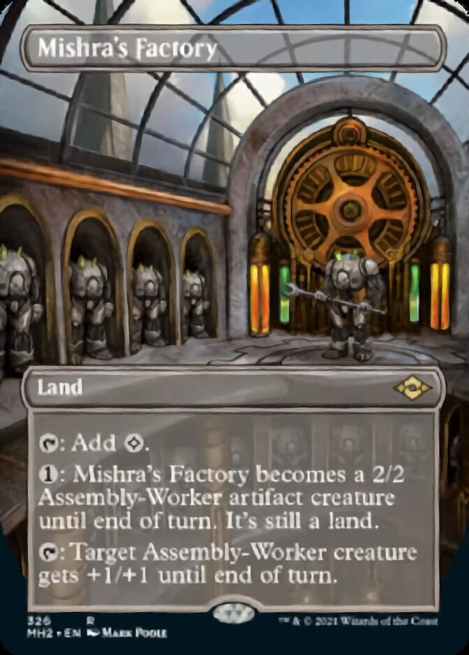 Mishra's Factory (Borderless Alternate Art) [Modern Horizons 2] | The Time Vault CA