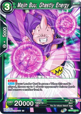 Majin Buu, Ghastly Energy (BT11-070) [Vermilion Bloodline] | The Time Vault CA
