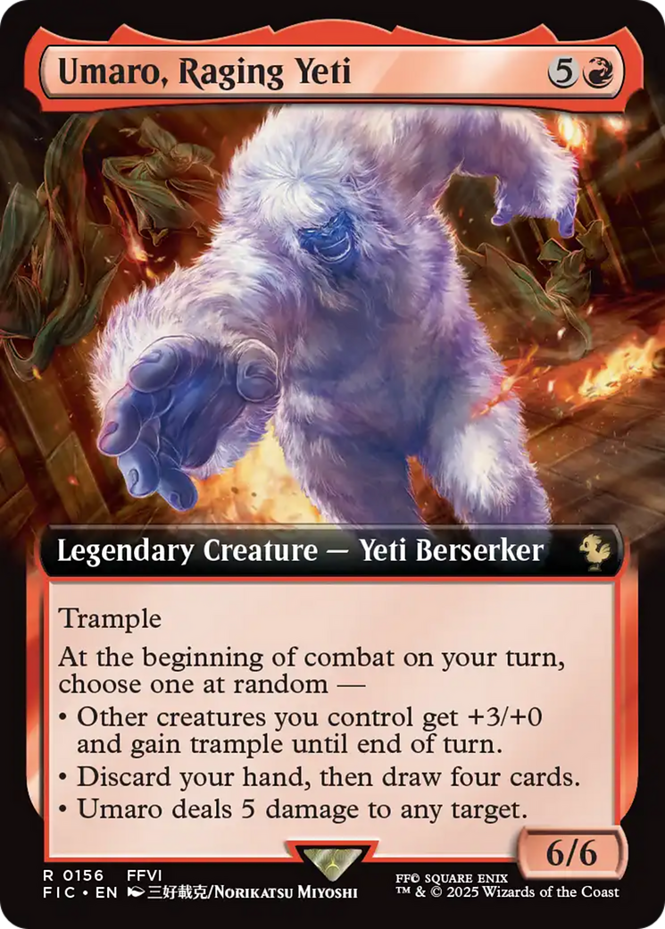 Umaro, Raging Yeti (Extended Art) [FINAL FANTASY Commander] | The Time Vault CA
