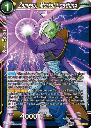 Zamasu, Mortal Loathing (BT16-091) [Realm of the Gods] | The Time Vault CA