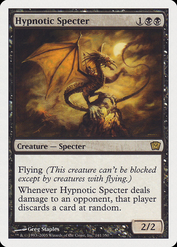 Hypnotic Specter (9th Edition) (Oversized) [Oversize Cards] | The Time Vault CA