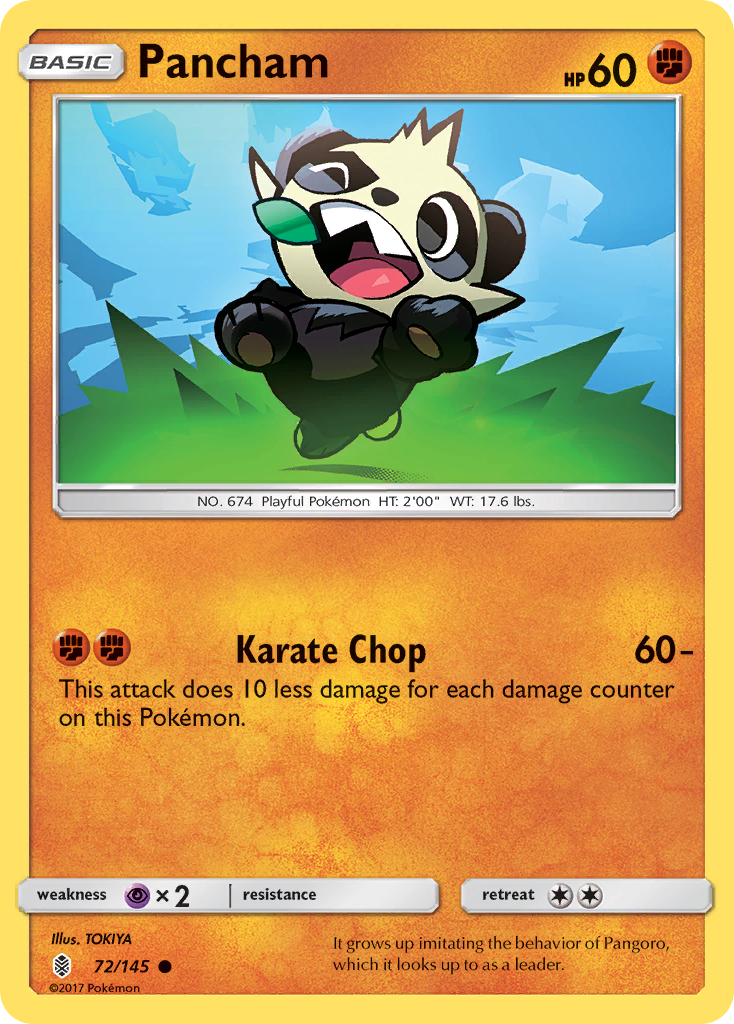 Pancham (72/145) [Sun & Moon: Guardians Rising] | The Time Vault CA