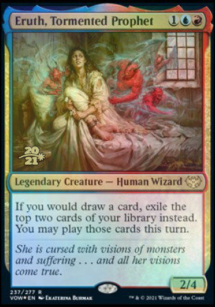 Eruth, Tormented Prophet [Innistrad: Crimson Vow Prerelease Promos] | The Time Vault CA