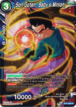 Son Goten, Baby's Minion (BT11-036) [Vermilion Bloodline 2nd Edition] | The Time Vault CA