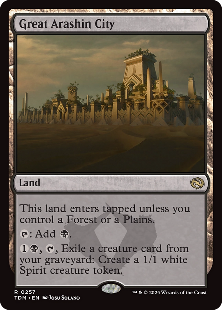 Great Arashin City [Tarkir: Dragonstorm] | The Time Vault CA